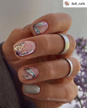 Load image into Gallery viewer, IBDI NAILS slider AIR FOIL 23 - Metallic Butterflies