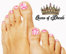 Load image into Gallery viewer, Pink Snake NAIL WRAP