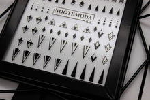 Load image into Gallery viewer, NOGTEMODA Nail stickers 033 Black Abstract