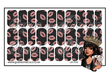 Load image into Gallery viewer, Pink Lippy Kisses NAIL WRAP