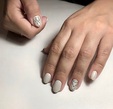 Load image into Gallery viewer, IBDI NAILS - AIR  slider 134 - Black and White Geo