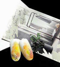 Load image into Gallery viewer, IBDI NAILS slider - COLORFUL 22 - Stamp Effect Leaves