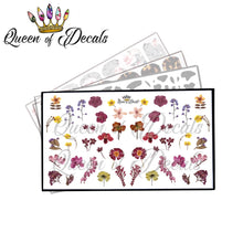 Load image into Gallery viewer, Pressed Wild Flowers decal