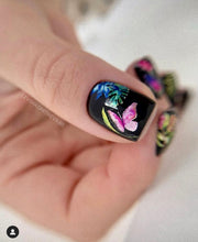 Load image into Gallery viewer, IBDI NAILS slider AIR FOIL 26 - Metallic Bugs &amp; Butterflies