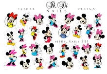 Load image into Gallery viewer, IBDI NAILS slider - 351 - Cute Micky &amp; Minnie