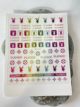 Load image into Gallery viewer, RAINBOW METALLIC Logo Playboy/LV