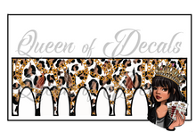 Load image into Gallery viewer, Leopard, Tassels &amp; Chains NAIL WRAP