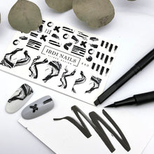 Load image into Gallery viewer, IBDI NAILS slider - 440 - Black inky