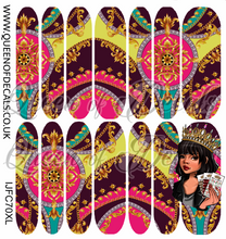 Load image into Gallery viewer, Brocade Bright NAIL WRAP