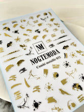 Load image into Gallery viewer, COMBI METALLIC 032 - Black and Gold Strokes &amp; Splats