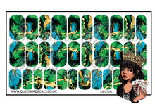 Load image into Gallery viewer, Emerald Marble NAIL WRAP