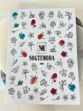 Load image into Gallery viewer, NOGTEMODA Nail stickers 080 - Floral Sketches