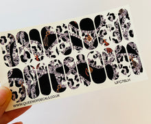 Load image into Gallery viewer, Black Leopard with chains NAIL WRAP