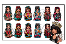 Load image into Gallery viewer, Retro Russian dolls