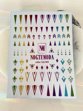 Load image into Gallery viewer, COLOR FOIL 002 Rainbow metallic Triangles