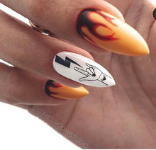 Load image into Gallery viewer, IBDI NAILS slider - 446- Alternative Aesthetic love theme sketches