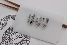 Load image into Gallery viewer, NOGTEMODA Nail stickers 024 Black Bad Girl Aesthetics