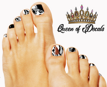 Load image into Gallery viewer, Black Leopard with chains NAIL WRAP