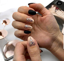 Load image into Gallery viewer, IBDI NAILS - AIR  slider 134 - Black and White Geo