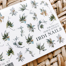 Load image into Gallery viewer, IBDI NAILS slider - COLORFUL 117 - Spring Leaves