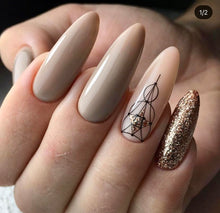 Load image into Gallery viewer, IBDI NAILS - AIR  slider 134 - Black and White Geo