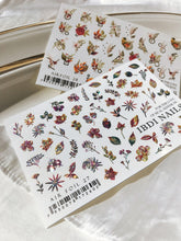 Load image into Gallery viewer, IBDI NAILS slider AIR FOIL 27 - Small Metallic florals