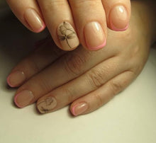 Load image into Gallery viewer, IBDI NAILS - AIR  slider 113 - Black Flowers