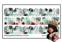 Load image into Gallery viewer, Pastel Palm NAIL WRAP