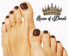 Load image into Gallery viewer, FF-eNdI Signiture print (Brown)NAIL WRAP