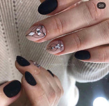 Load image into Gallery viewer, IBDI NAILS - AIR  slider 134 - Black and White Geo
