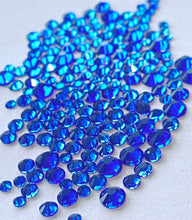 Load image into Gallery viewer, Sapphire Nail Crystals (mixed sizes x150)