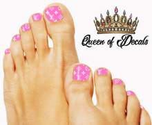 Load image into Gallery viewer, LV Signature Print (Pink) NAIL WRAP