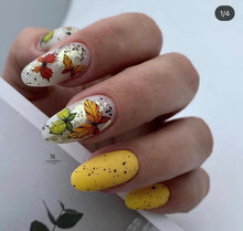 Load image into Gallery viewer, IBDI NAILS slider - COLORFUL 118 -  Butterfly Leaves