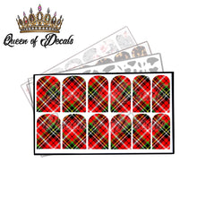 Load image into Gallery viewer, Red tartan