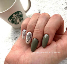 Load image into Gallery viewer, IBDI NAILS - AIR  slider 134 - Black and White Geo