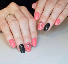 Load image into Gallery viewer, IBDI NAILS - AIR  slider 134 - Black and White Geo