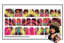 Load image into Gallery viewer, Brocade Bright NAIL WRAP