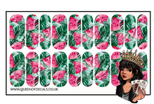 Load image into Gallery viewer, Juicy Pink Watermelon NAIL WRAP