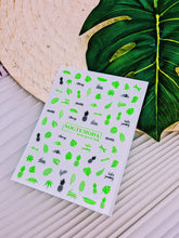 Load image into Gallery viewer, NEON GREEN 018 -  Pineapple &amp; Palms