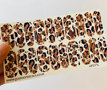 Load image into Gallery viewer, Leopard, Tassels &amp; Chains NAIL WRAP