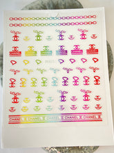 Load image into Gallery viewer, RAINBOW METALLIC Logo - CC in Chains