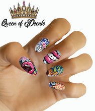 Load image into Gallery viewer, Graffiti NAIL WRAP