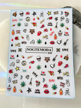 Load image into Gallery viewer, NOGTEMODA Nail stickers 038 - Rock &amp; Roller