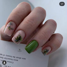 Load image into Gallery viewer, IBDI NAILS slider - COLORFUL 117 - Spring Leaves