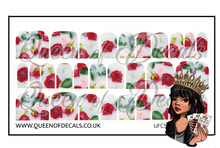 Load image into Gallery viewer, Rose Bath NAIL WRAP