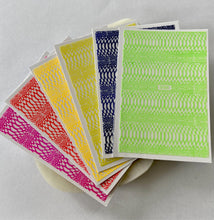 Load image into Gallery viewer, Bright Snakeskin sticker sheets x 6