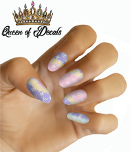 Load image into Gallery viewer, Pastel LV Tie-Dye NAIL WRAP