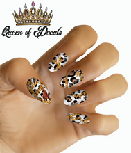 Load image into Gallery viewer, Leopard, Tassels &amp; Chains NAIL WRAP