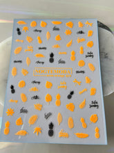Load image into Gallery viewer, NEON ORANGE 019 -  Pineapple &amp; Palms
