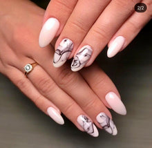 Load image into Gallery viewer, IBDI NAILS - AIR  slider 166 - Black Alcohol Inky